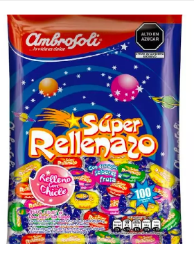 Caramelo Súper Rellenazo x 100 UND